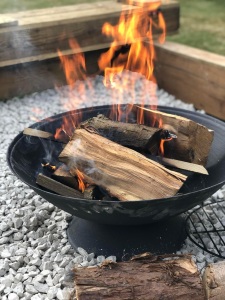 The Vikings Retreat: great evenings under the stars.  Ask about our firepit upgrade!